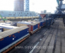 Railway transportation of oil and gas equipment, gas storage tanks
