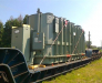 Railway transportation of electrical transformers