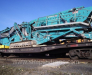 Carriage of drilling equipment, crushers, screening equipment